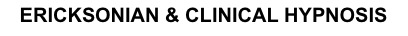 Ericksonian &amp; Clinical Hypnosis
